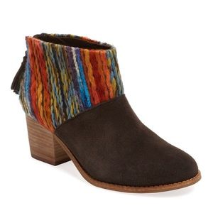 Tom’s Chocolate brown booties